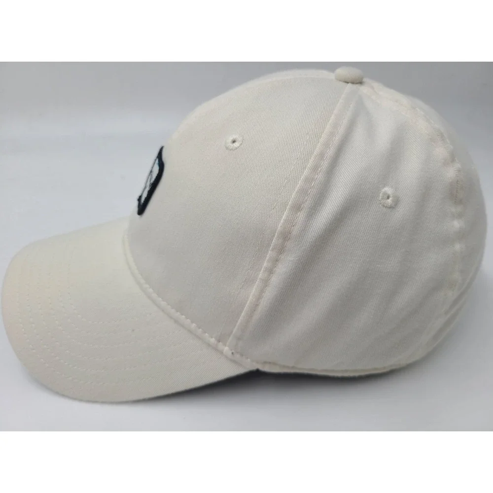 Callaway Golf Flex Fitted S-M Hat Cap Polyester Blend Casual Dad Men Women White